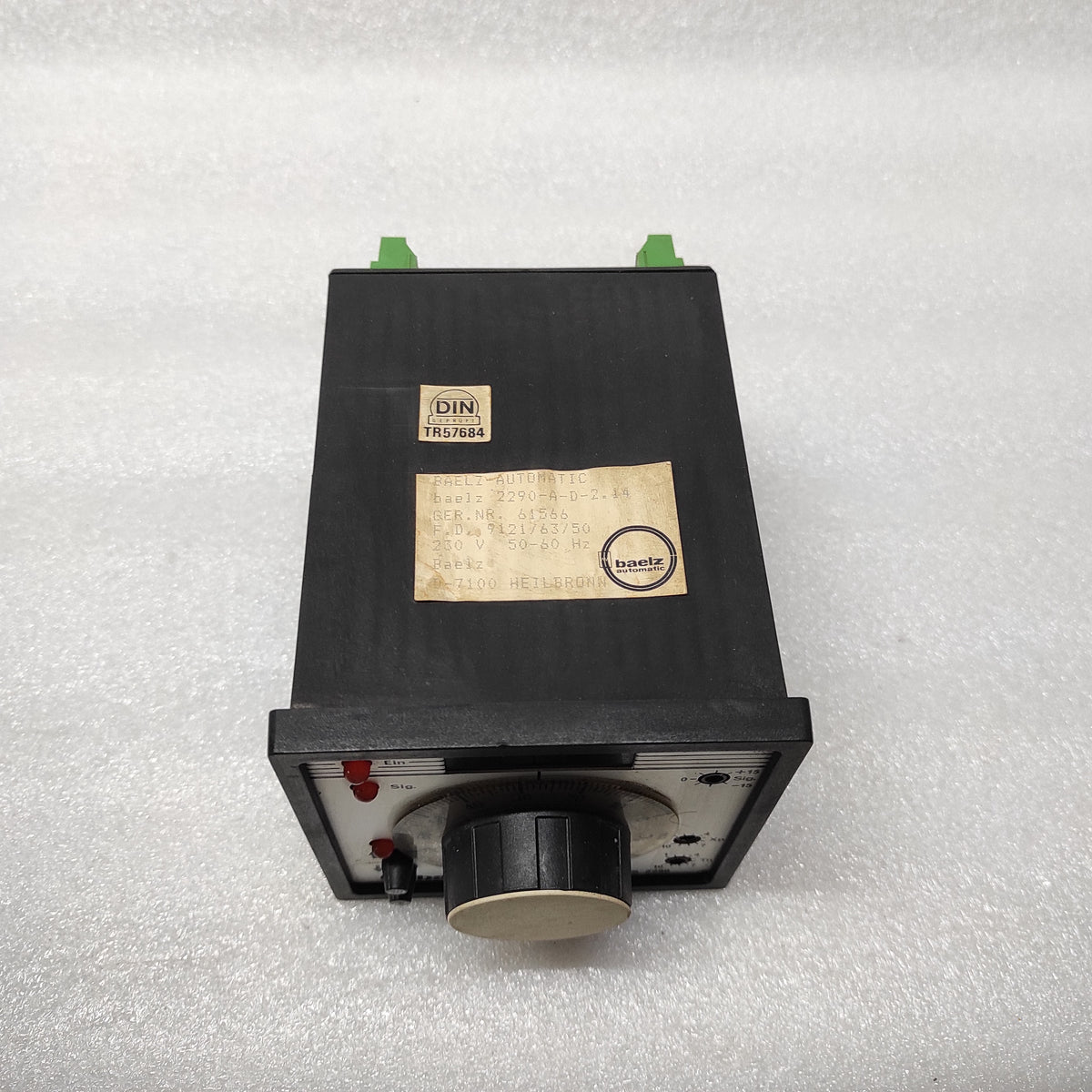 BAELZ AUTOMATIC WBS 2290 TEMPERATURE CONTROLLER BAELZ 2290-A-D-2.14 230V