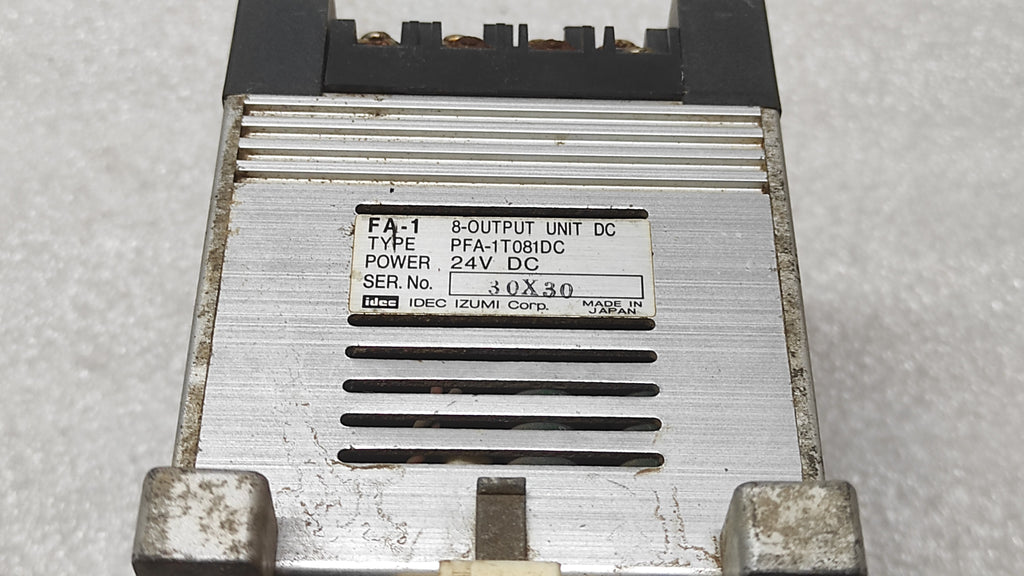IDEC PFA-1T081DC OUTPUT MODULE 24VDC