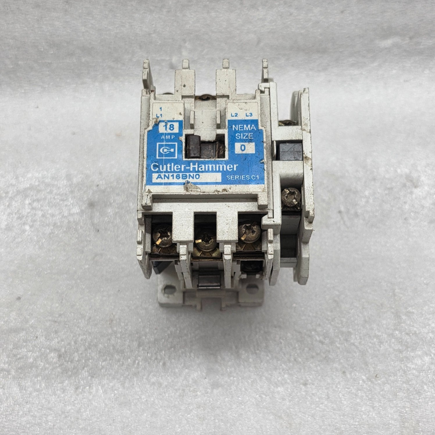 CUTLER HAMMER AN16BN0 MAGNETIC CONTACTOR 18A 110-120V AUX C320KGS1