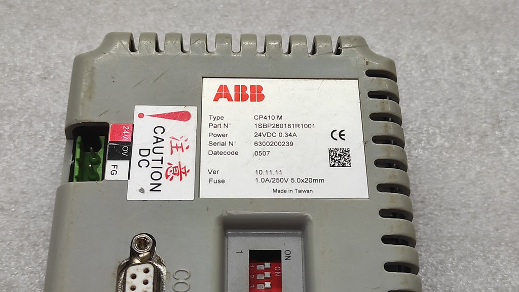 ABB CP410 M CONTROL PANEL 1SBP260181R1001 24VDC