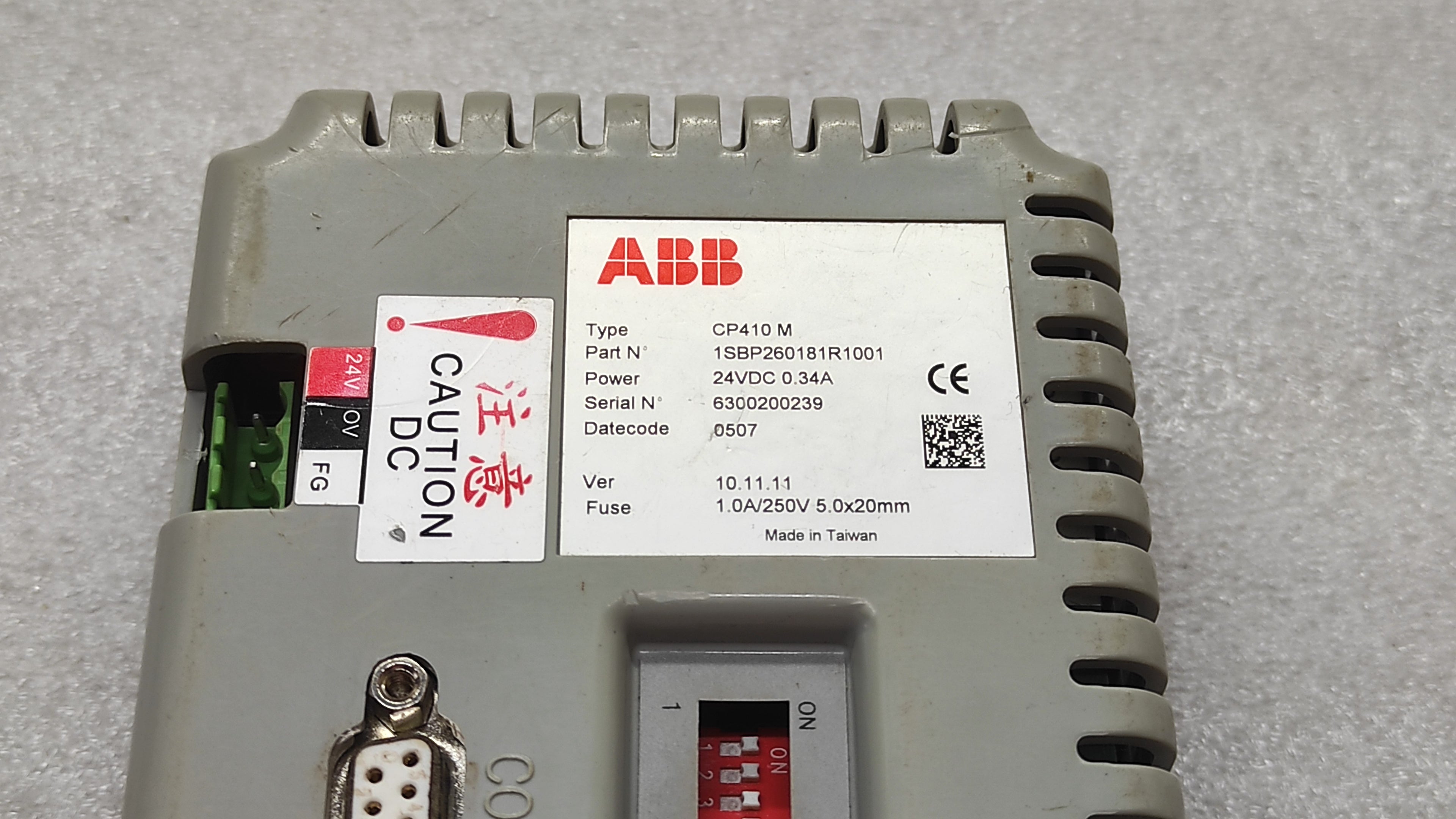 ABB CP410 M CONTROL PANEL 1SBP260181R1001 24VDC