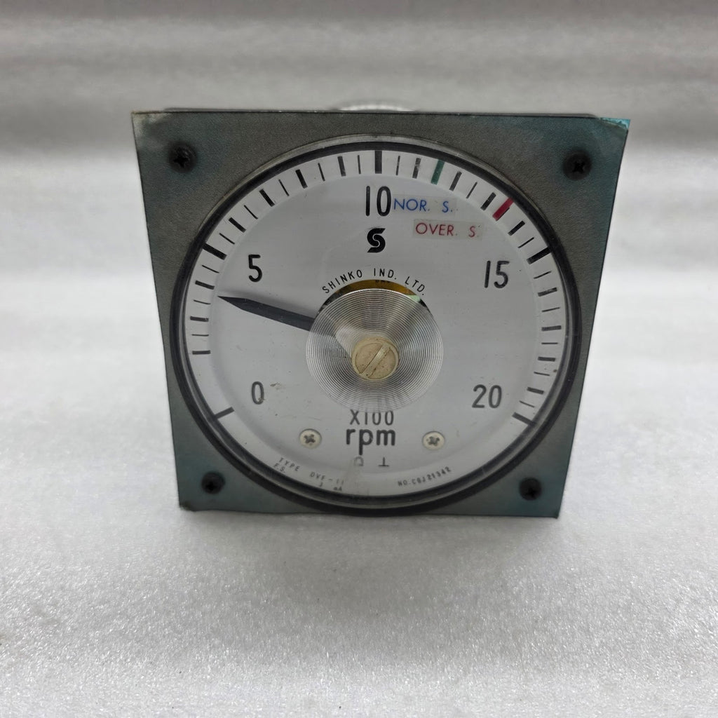 SHINKO DVF-11 ANALOG RPM METER