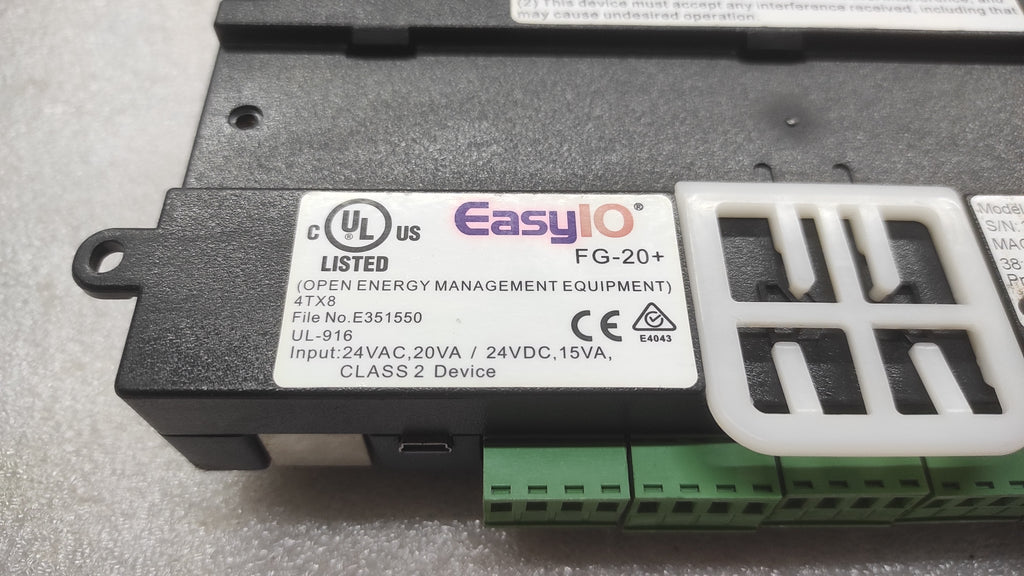 EASY IO FG-20+ BMS CONTROLLER