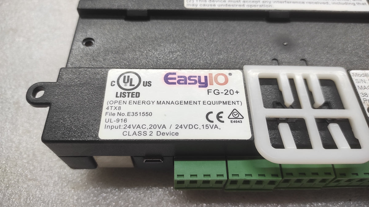 EASY IO FG-20+ BMS CONTROLLER