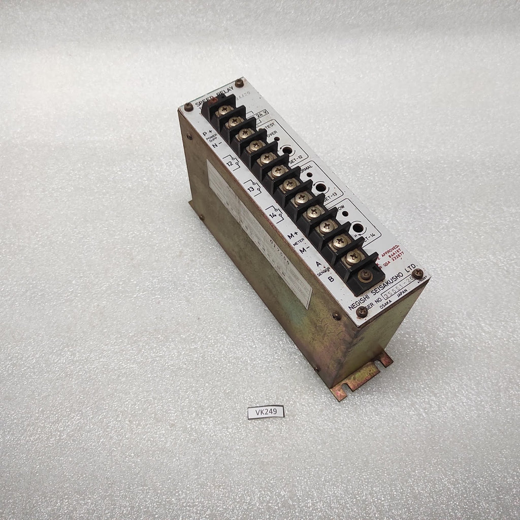NEGISHI SEISAKUSHO SRT2 SPEED RELAY 46111-017550 24V DC