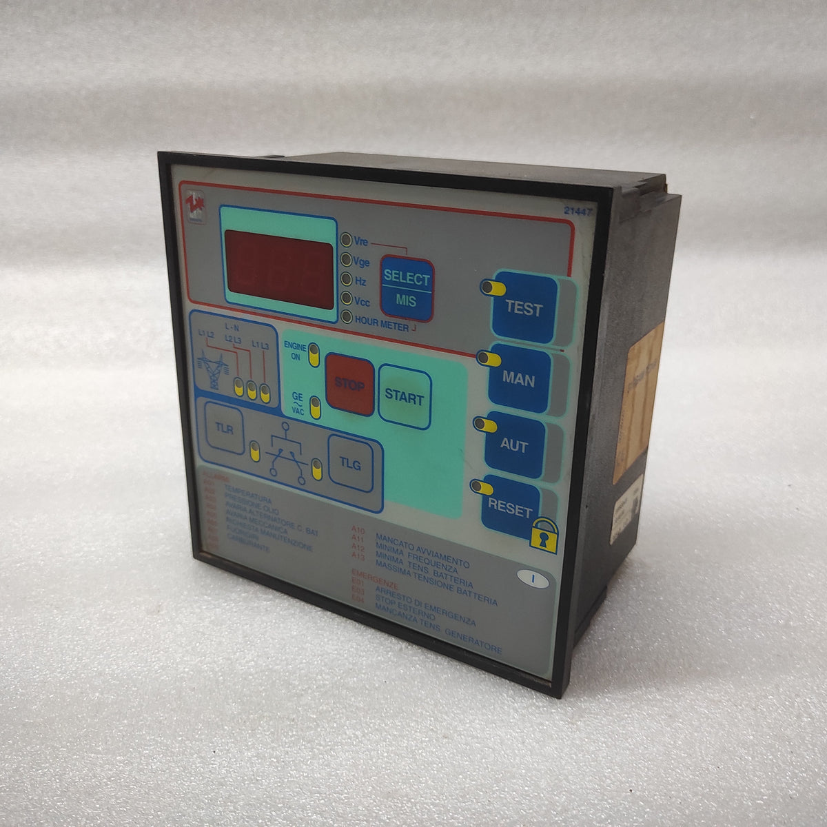 LOVATO ELECTRIC 31RGAM-TE24A ENGINE GENERATOR CONTROLLER