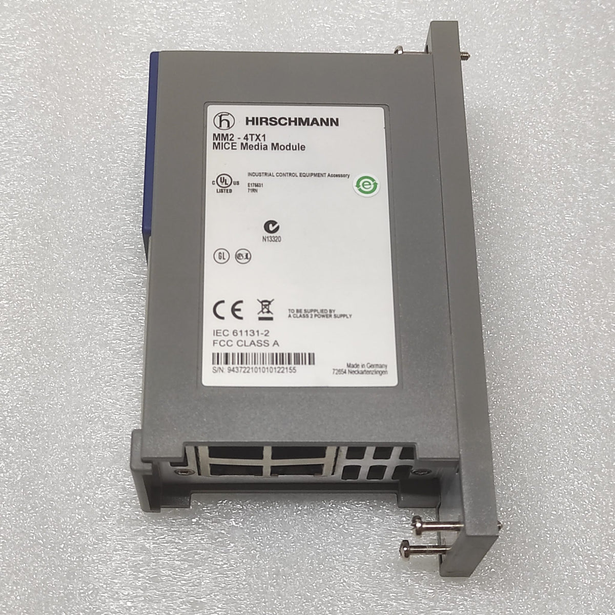 HIRSCHMANN MM2-4TX1 MICE MEDIA MODULE