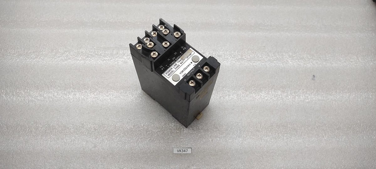 YOKOGAWA 2465 WATT 3P3W POWER LINE TRANSDUCER 69TX2150 24V DC PT 460:115V