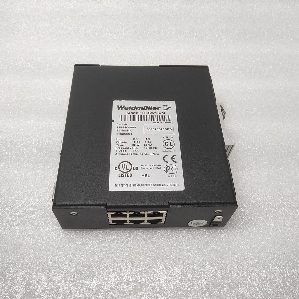 WEIDMULLER IE-SW16-M ETHERNET SWITCH 8845800000