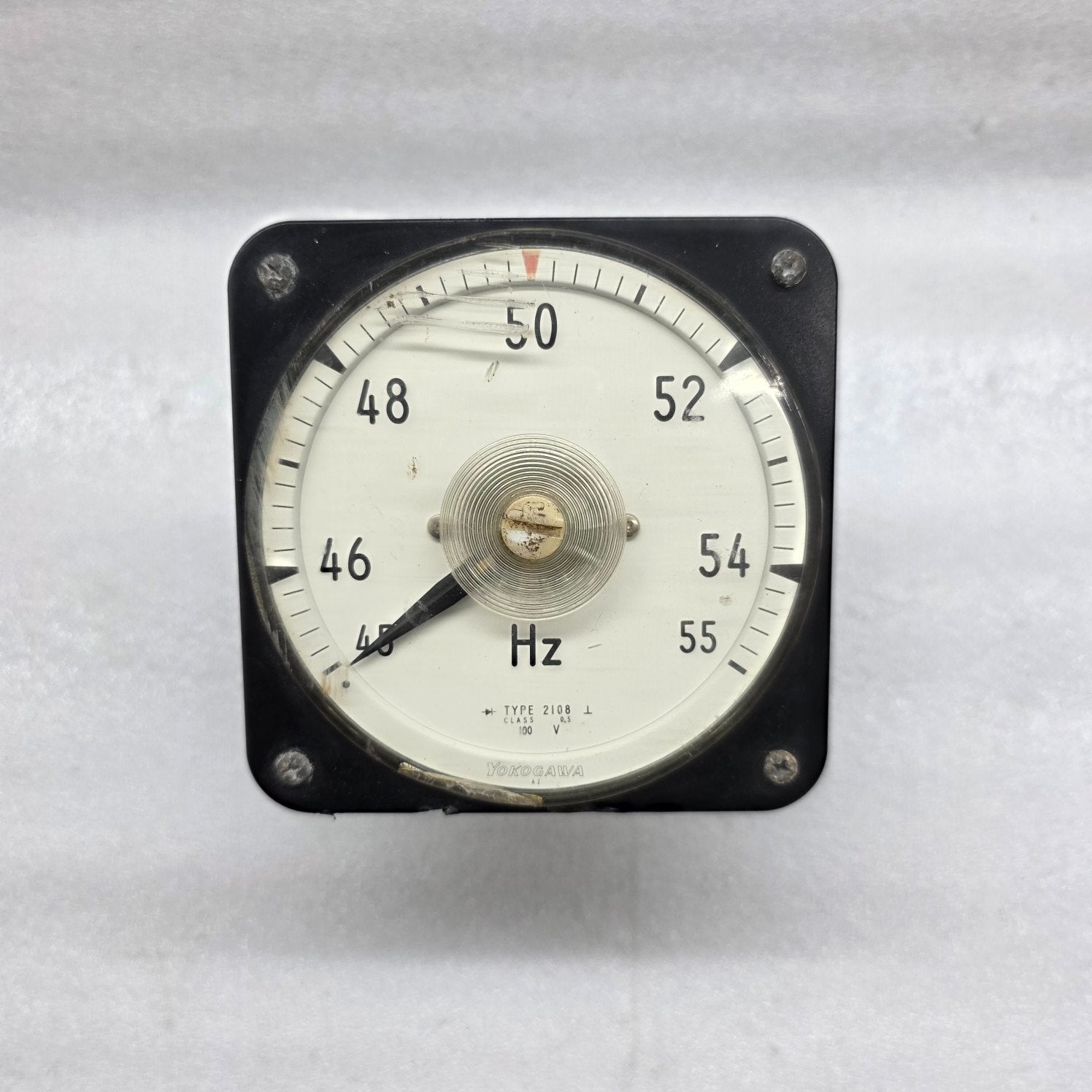 YOKOGAWA ELECTRIC 2108 FREQUENCY METER 45-55 Hz