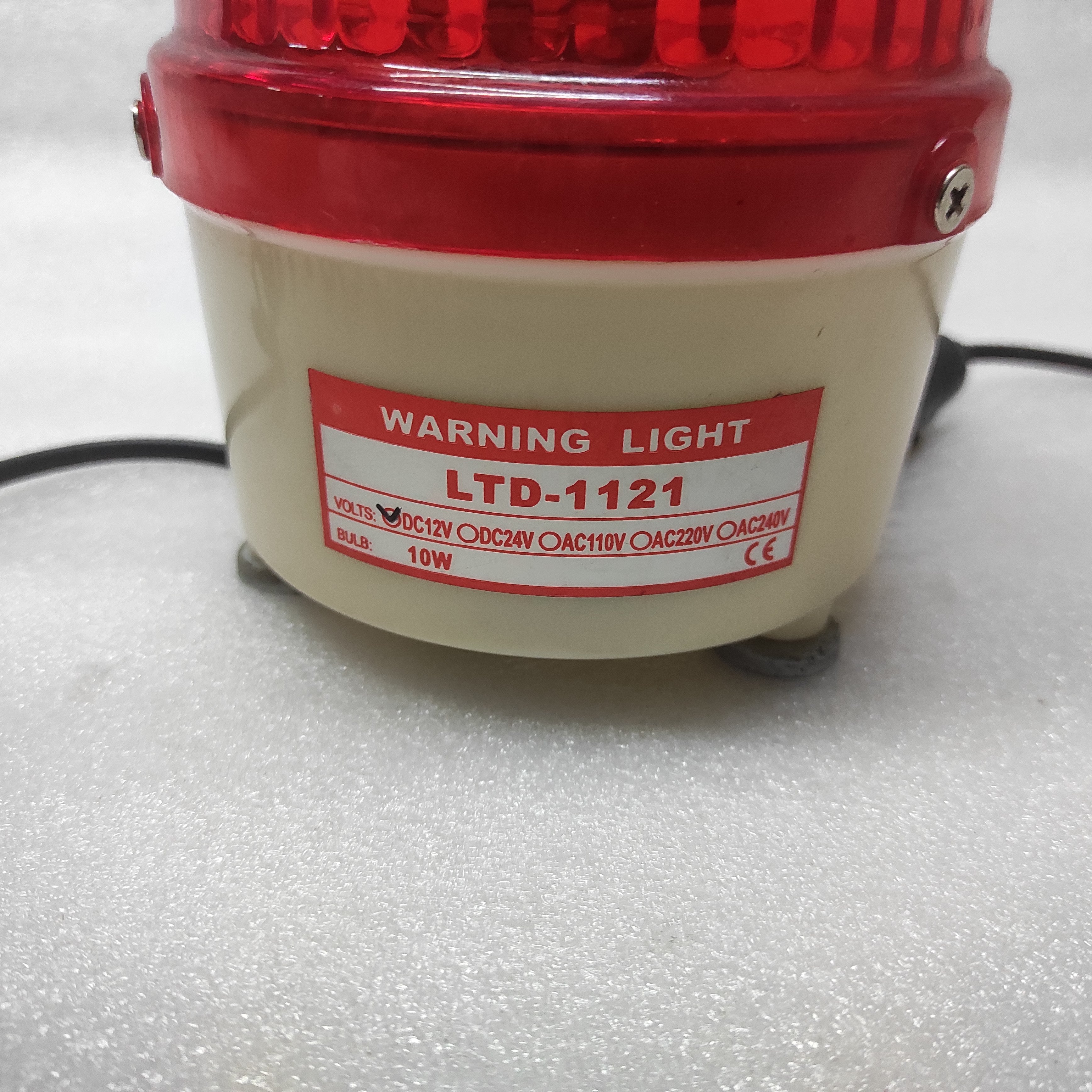 LTD-1121 WARNING LIGHT 12VDC 10W