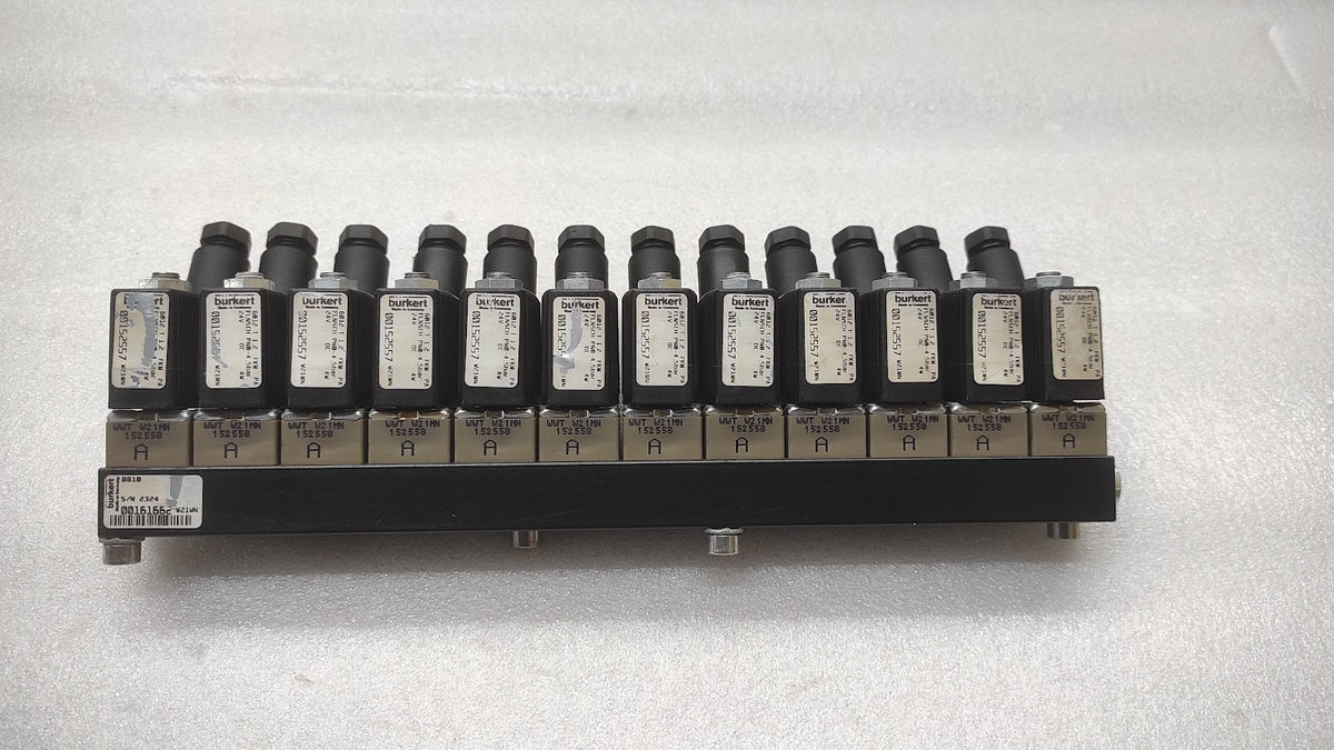 BURKERT 6012 T 1.2 FKM PA FLUID CONTROL SYS VALVE 24VDC LOT OF 12 UNIT