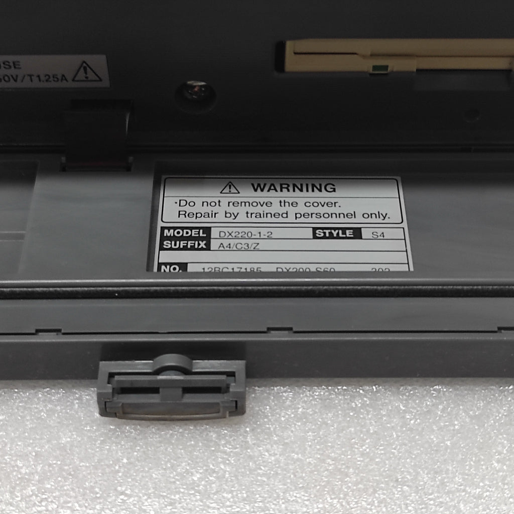 YOKOGAWA DX220-1-2 DAQ STATION DX200-S60 DIGITAL CHART RECORDER 100-240VAC