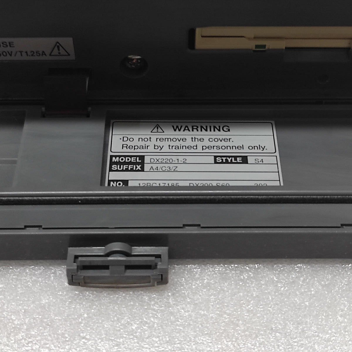 YOKOGAWA DX220-1-2 DAQ STATION DX200-S60 DIGITAL CHART RECORDER 100-240VAC