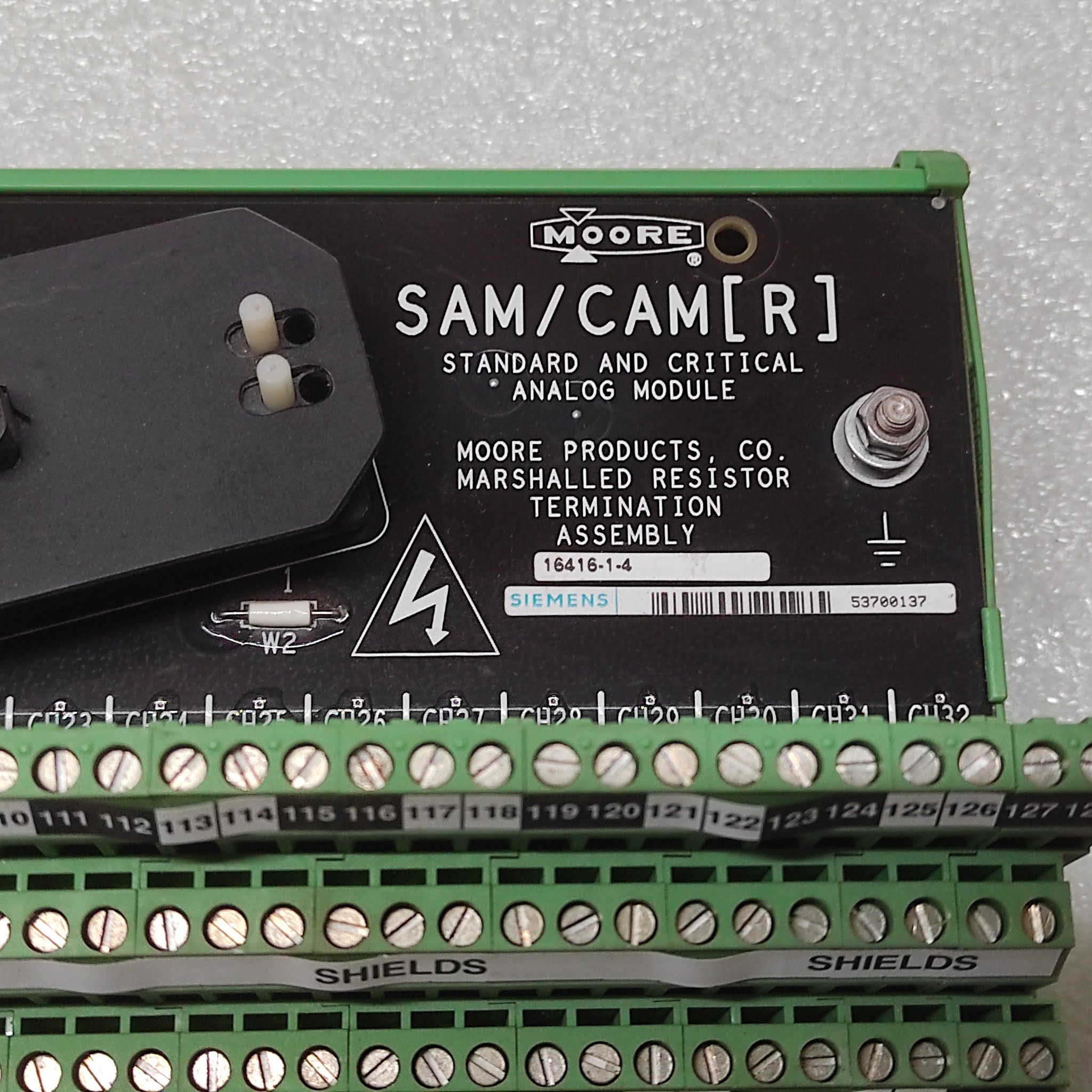 MOORE SAM/CAM-R STANDARD AND CRITICAL ANALOG MODULE 16416-1-4