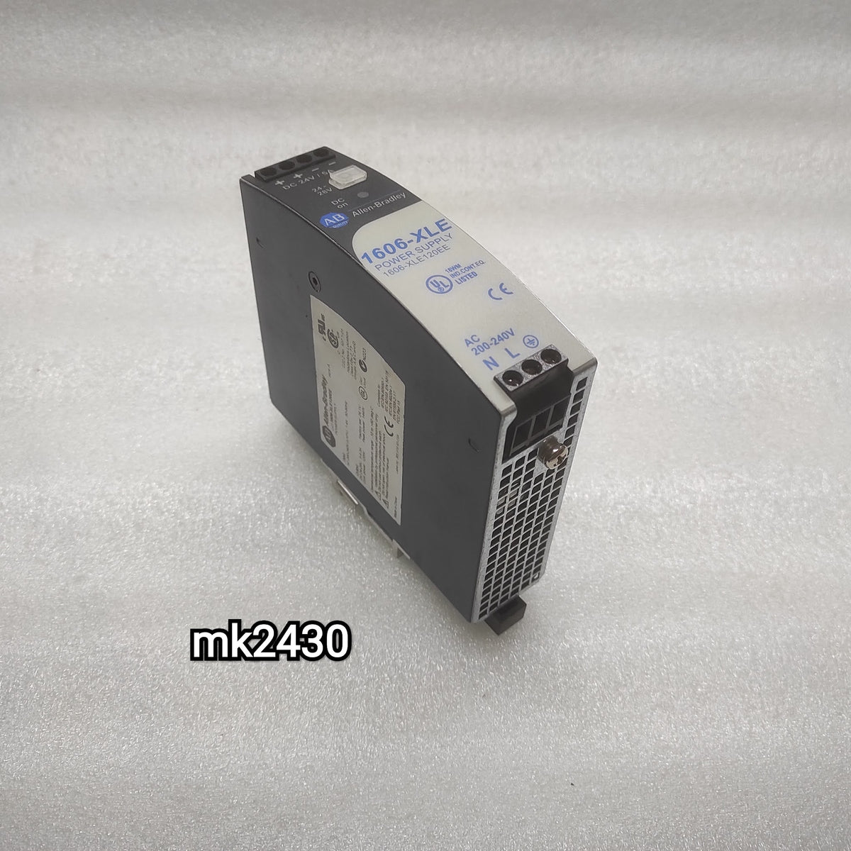 ALLEN BRADLEY CAT 1606-XLE120EE POWER SUPPLY 24VDC 5A