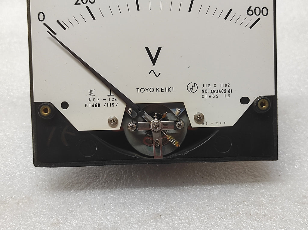 TOYO KEIKI ACF-12N VOLTMETER PT 460/115V