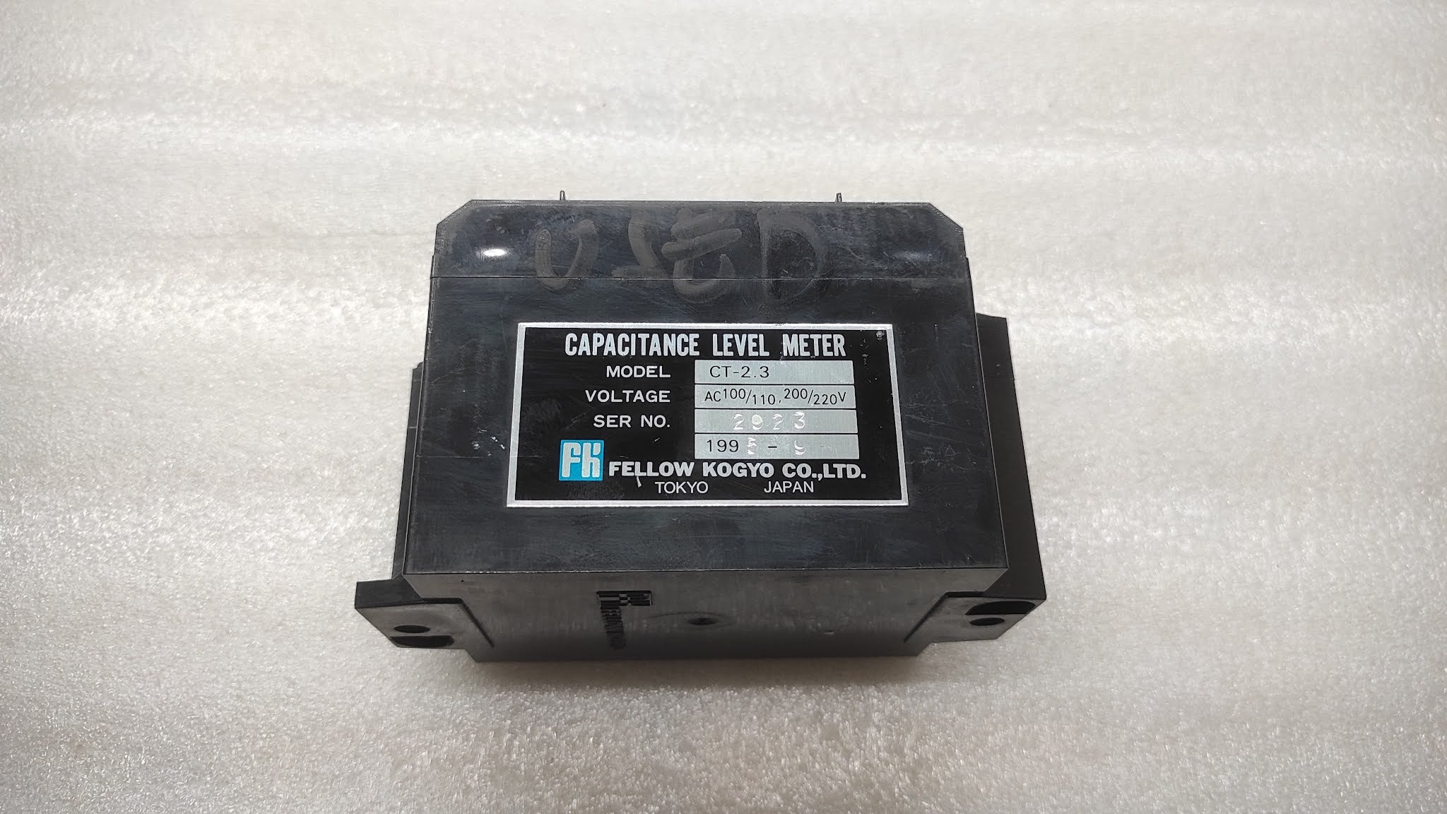 FELLOW KOGYO CT-2.3 CAPACITANCE LEVEL METER 100-220VAC