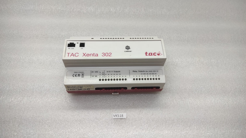 T.A.C TAC XENTA 302/N/P 0-073-0011-2 HW 2.2 REV 3.74