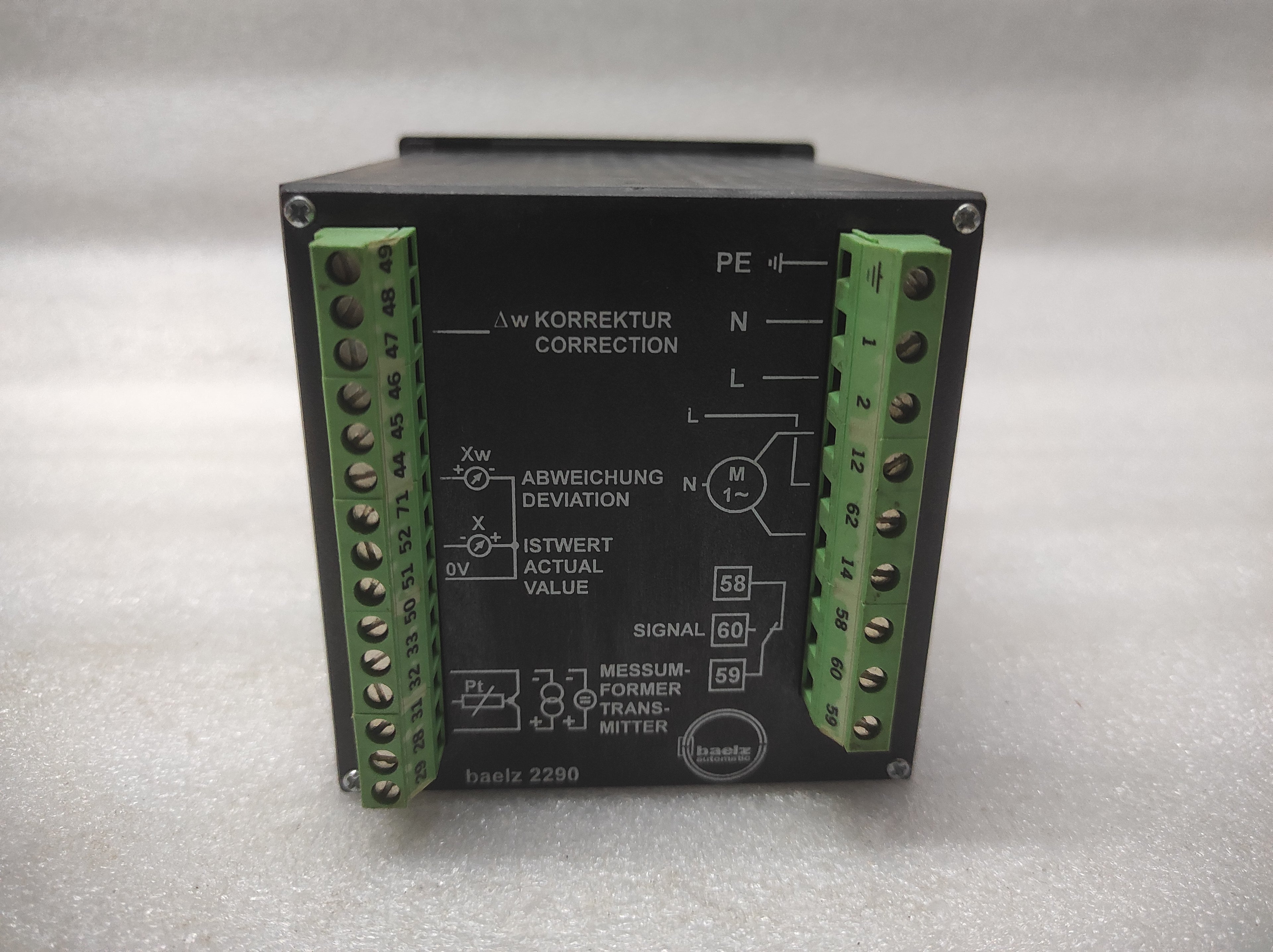 BAELZ AUTOMATIC WBS 2290 TEMPERATURE CONTROLLER 2290-A-D-2.4-230-SA 230V RA21074