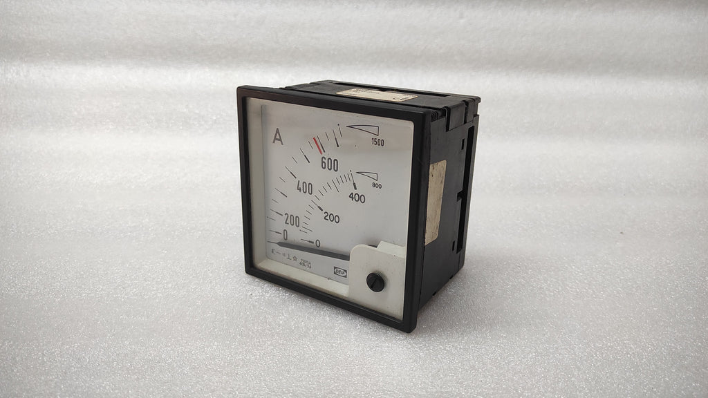 DEIF EQ96-X DOUBLE AMMETER 1200022005B 750/5A & 400/5A