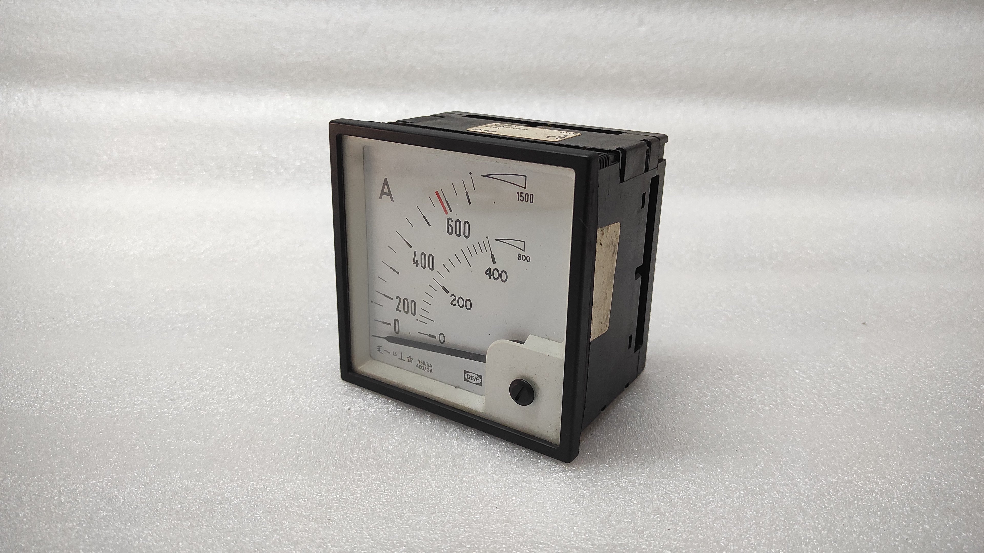DEIF EQ96-X DOUBLE AMMETER 1200022005B 750/5A & 400/5A