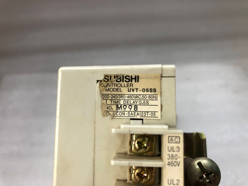 MITSUBISHI UVT CONTROLLER UVT-05SS 200-240/380-460VAC 0.5S