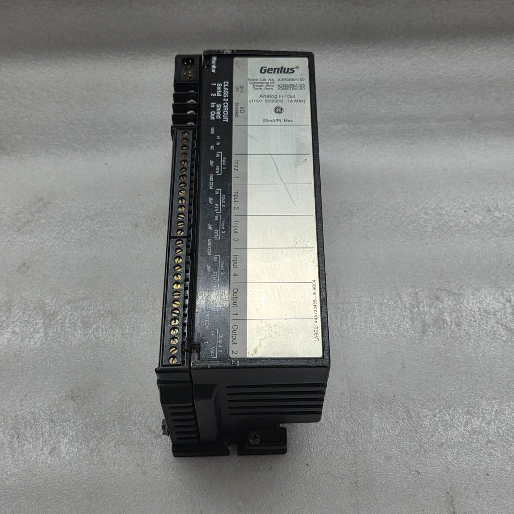 GE FANUC IC660TSA100K ANALOG AC 4 INPUT/2 OUTPUT