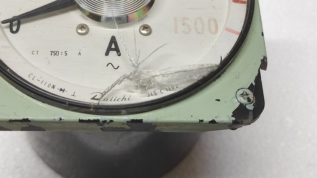 DAIICHI CL-110N AMMTER JIS C 1102 750/5A