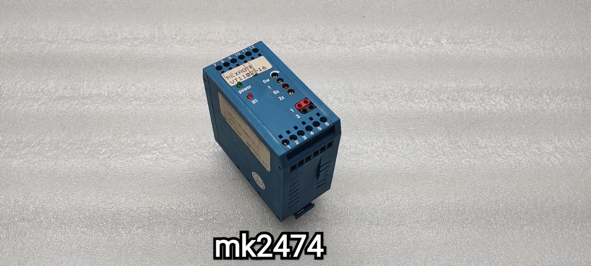 REXROTH VT11023-16A ANALOG AMPLIFIER MODULE 24V