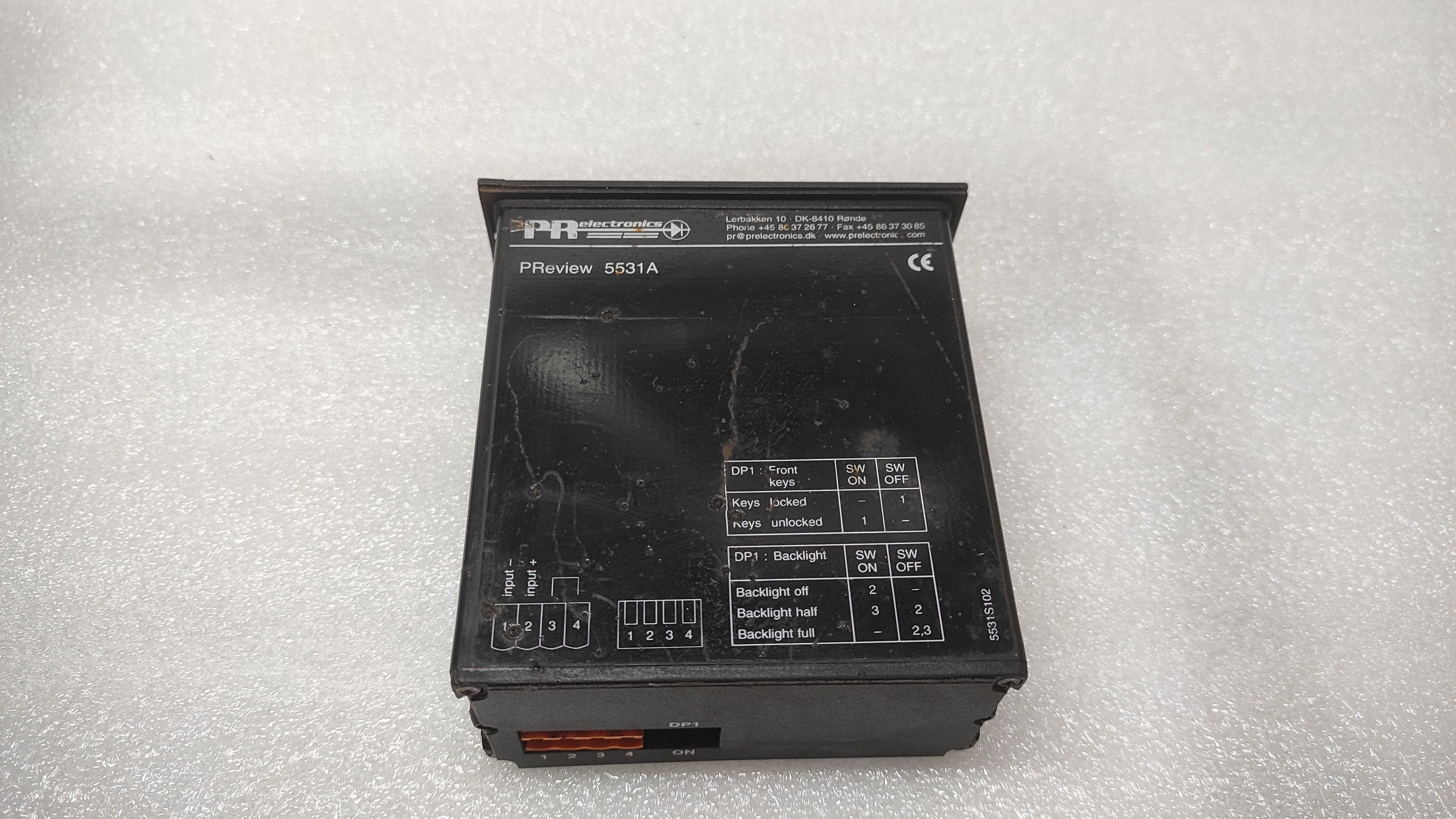 PR ELECTRONICS 5531A LCD DIGITAL PANEL MULTI-FUNCTION METER