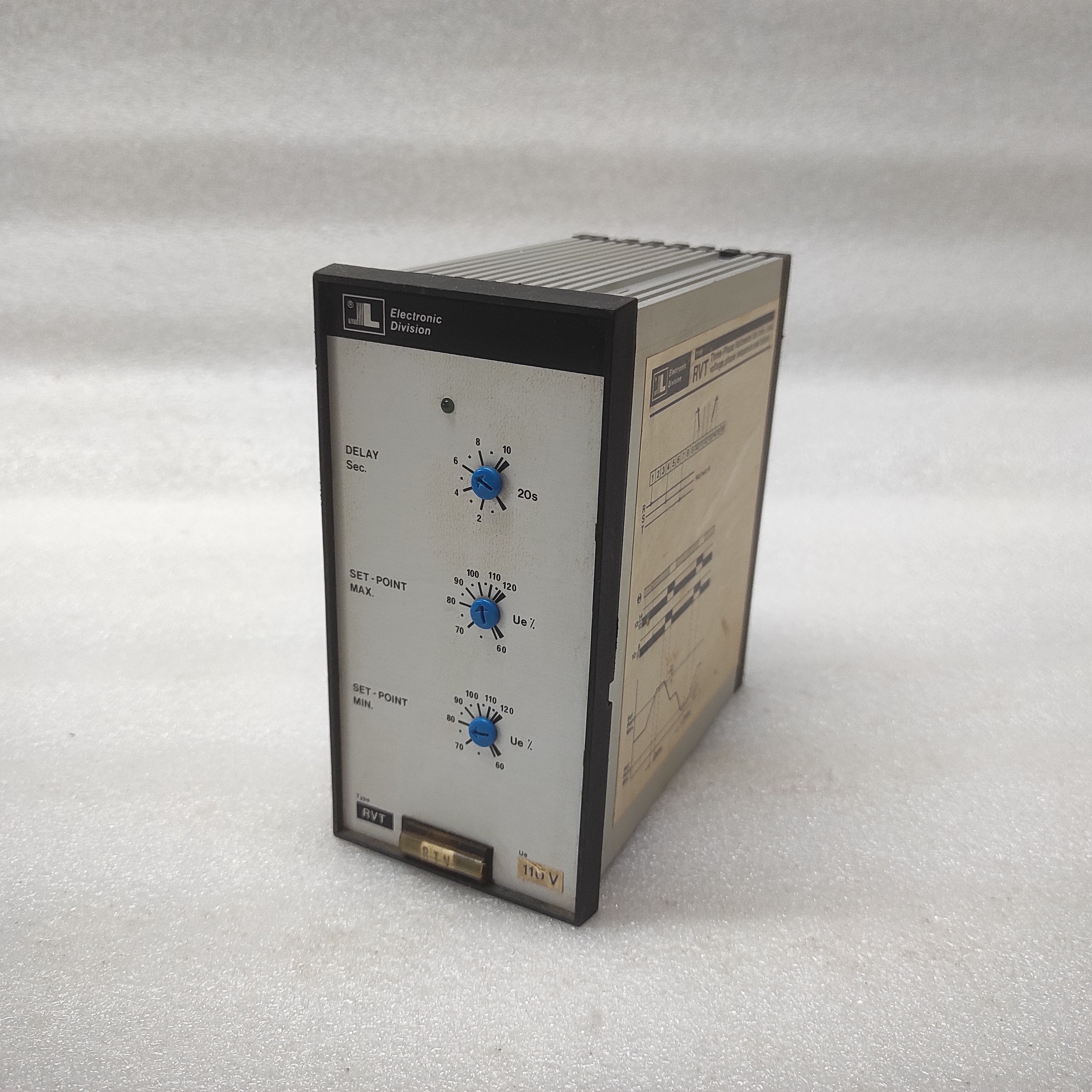 LOVATO ELECTRONIC DIVISION RVT 3-PH VOLT METER 110