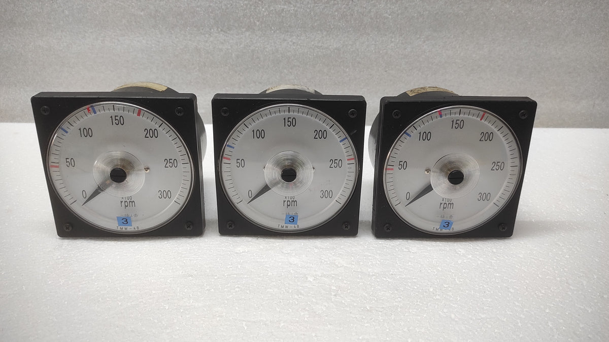 TSURUGA ELECTRIC TMW-4B RPM INDICATOR TMW4B 0-300  RPM