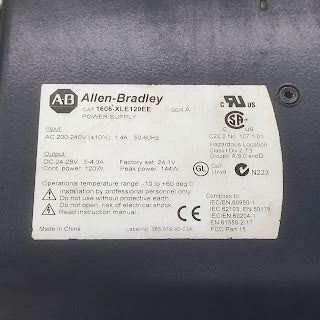 ALLEN BRADLEY CAT 1606-XLE120EE POWER SUPPLY 24VDC 5A