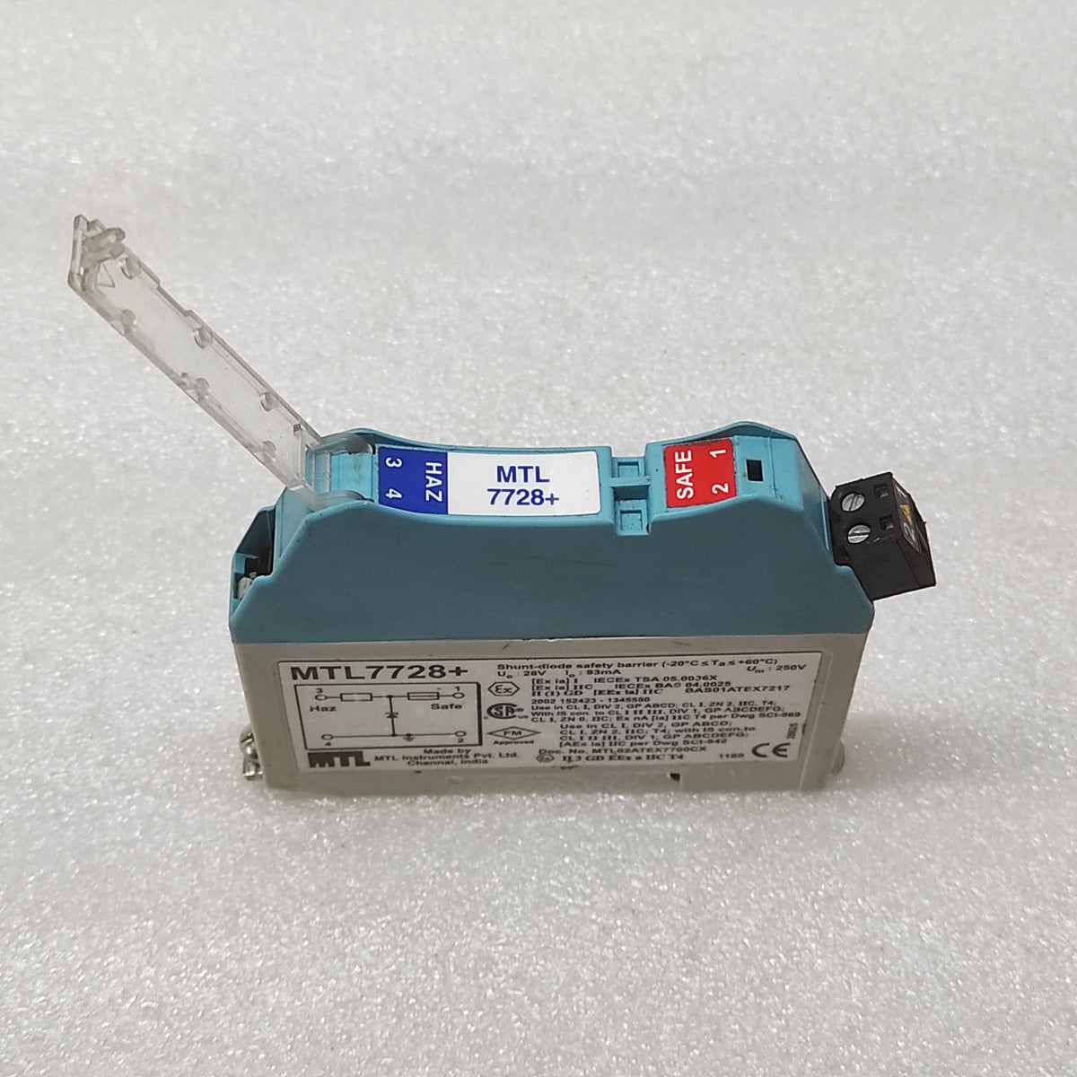 MEASUREMENT TECHNOLOGY MTL7728+ SHUNT DIODE SAFETY BARRIER