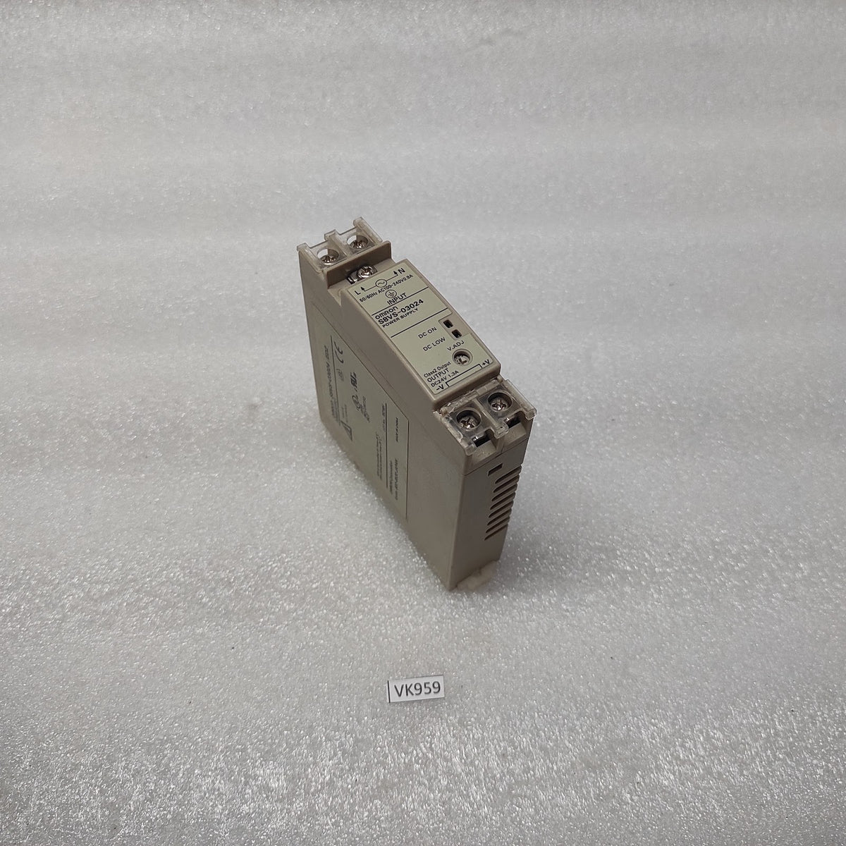 OMRON S8VS-03024/ED2 POWER SUPPLY 24VDC 1.3A