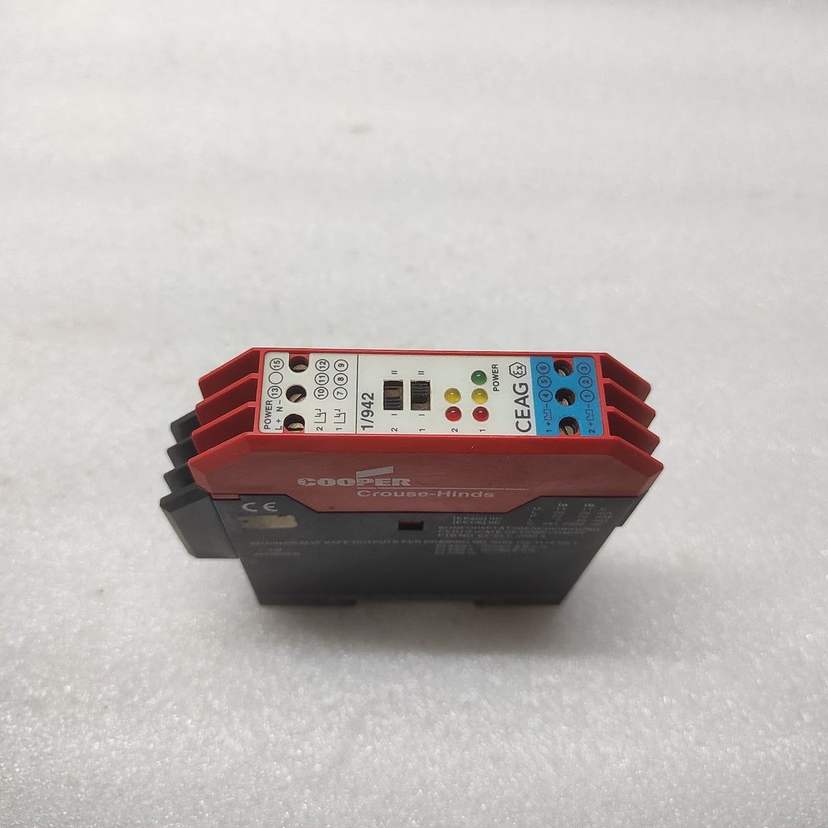 CEAG 1/942 SWITCH AMPLIFIER 3121B1002 230VAC