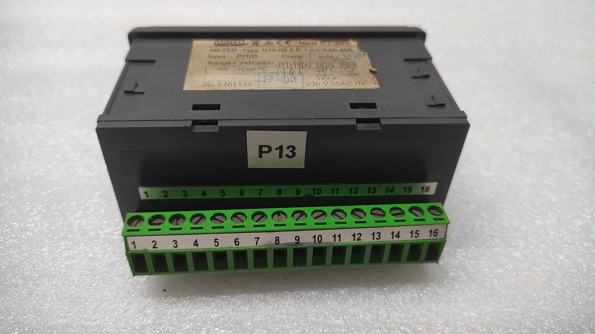 LUMEL N15 DIGITAL PANEL METER N15-02.5.R.1.0.0.0.00.808 230V