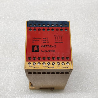PEPPERL + FUCHS WE77/EX-2 SWITCH AMPLIFIER 129198 230VAC LOT OF 2 UNIT
