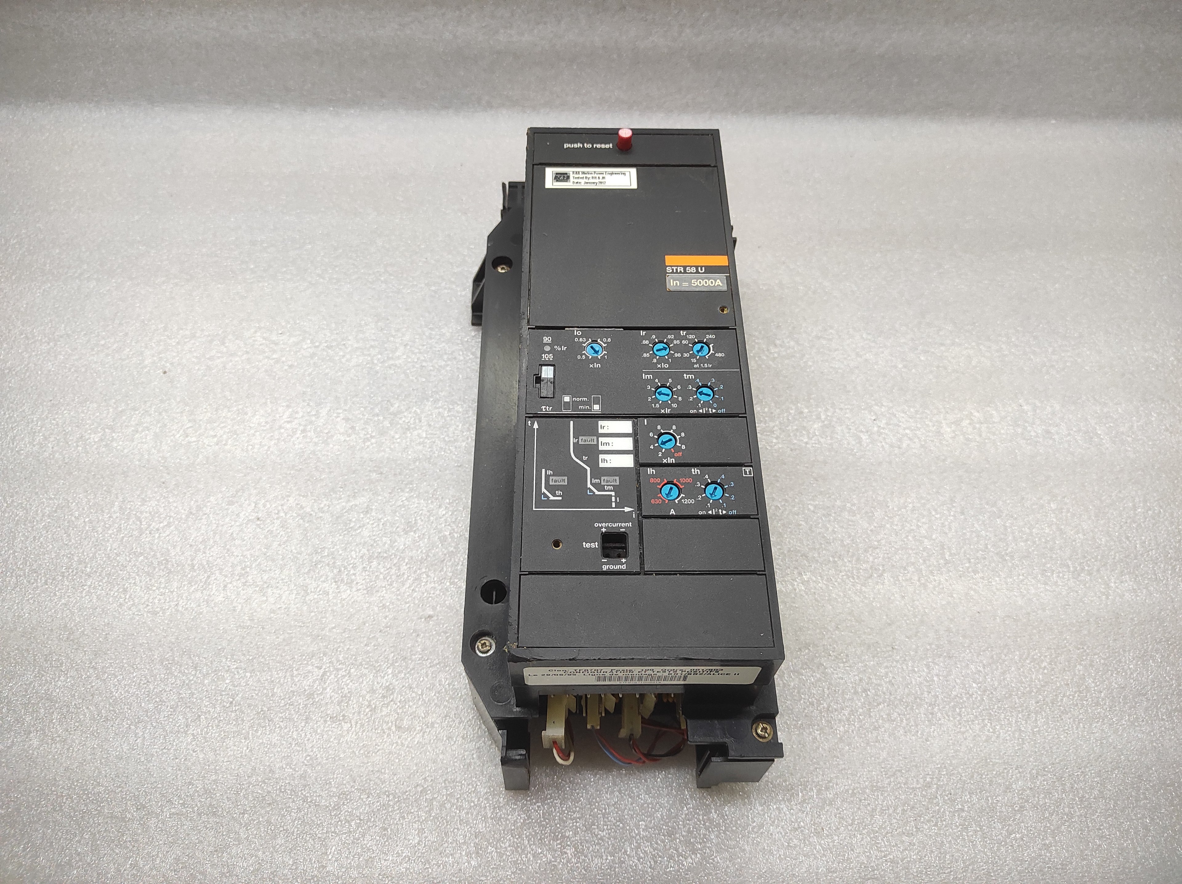 SE STR58U MASTERPACT TRIP UNIT 5000A MERLIN GERIN