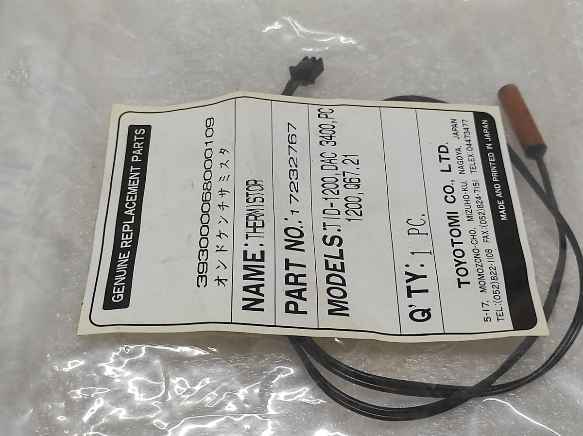 TOYOTOMI 17232767 THERMISTOR FOR TID1200 DAC3400 PC1200 Q67.21