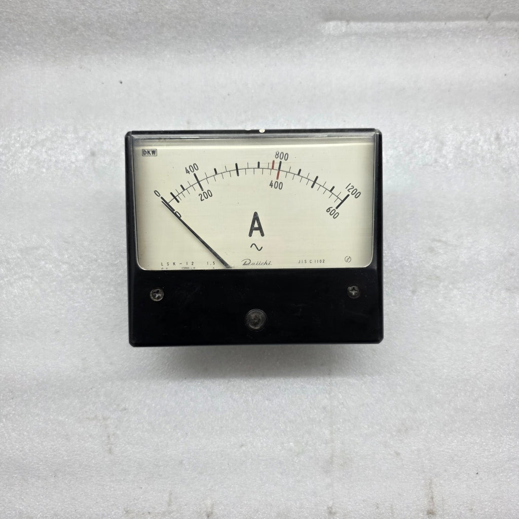 DAIICHI LSK-12 DOUBLE AMMETER CT 1200/5 & 600/5