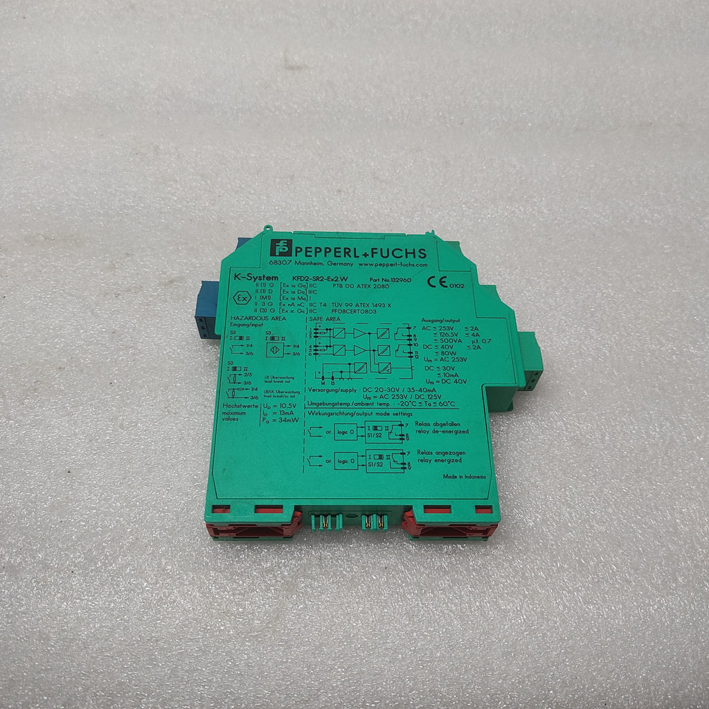 PEPPERL + FUCHS KFD2-SR2-EX2.W SWITCH AMPLIFIER 132960