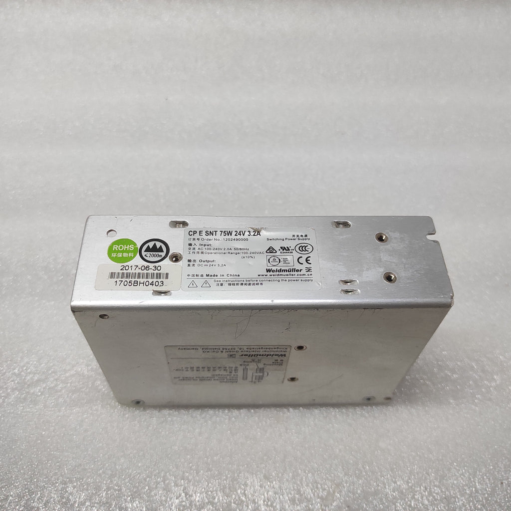 WEIDMULLER CP E SNT 75W 24V 3.2A POWER SUPPLY 24VDC 3.2A 1202490000
