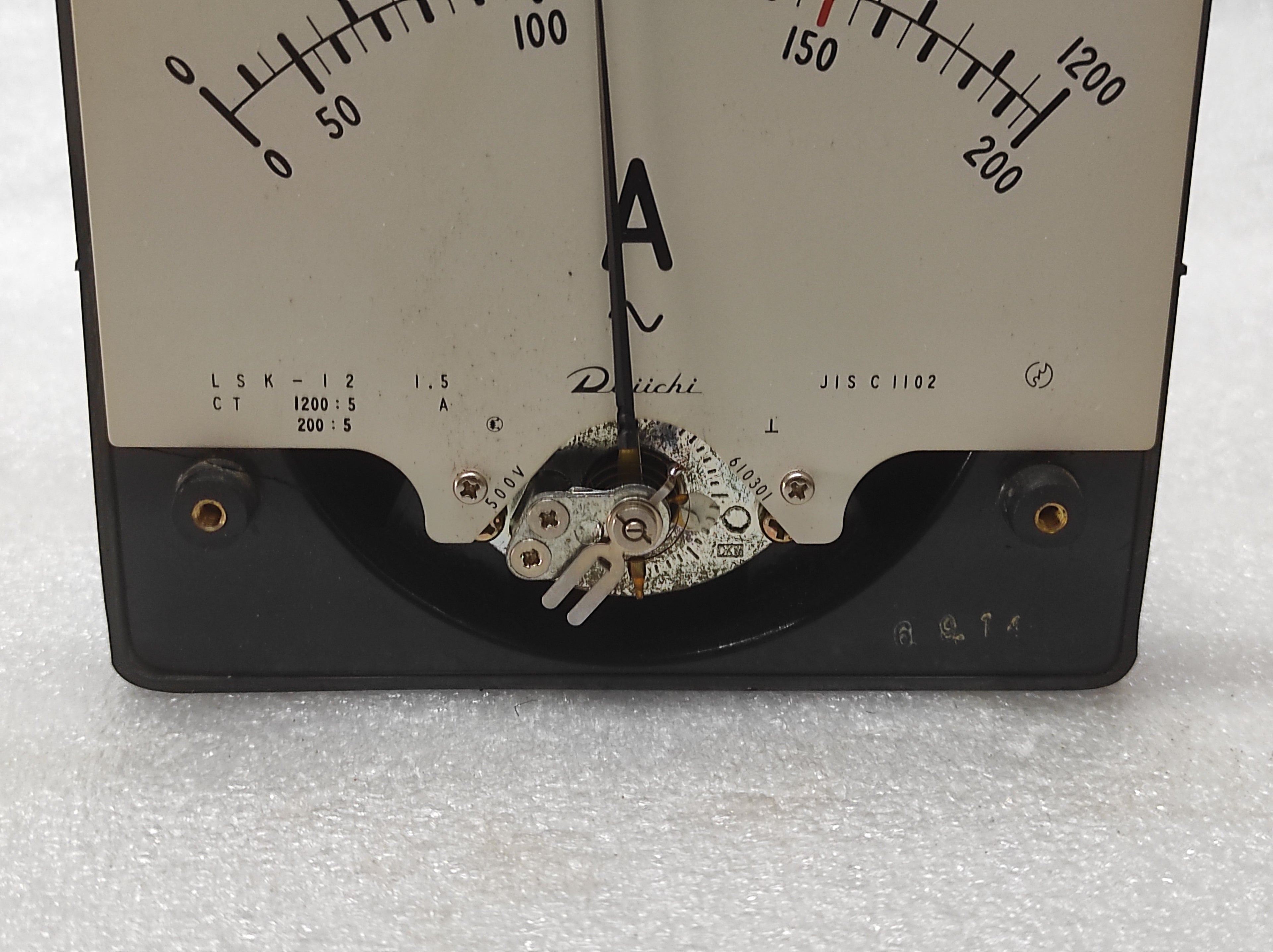 DAIICHI LSK-12 CT 1200/5A DOUBLE AMMETER 200/5A