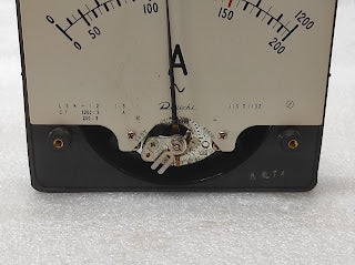 DAIICHI LSK-12 CT 1200/5A DOUBLE AMMETER 200/5A
