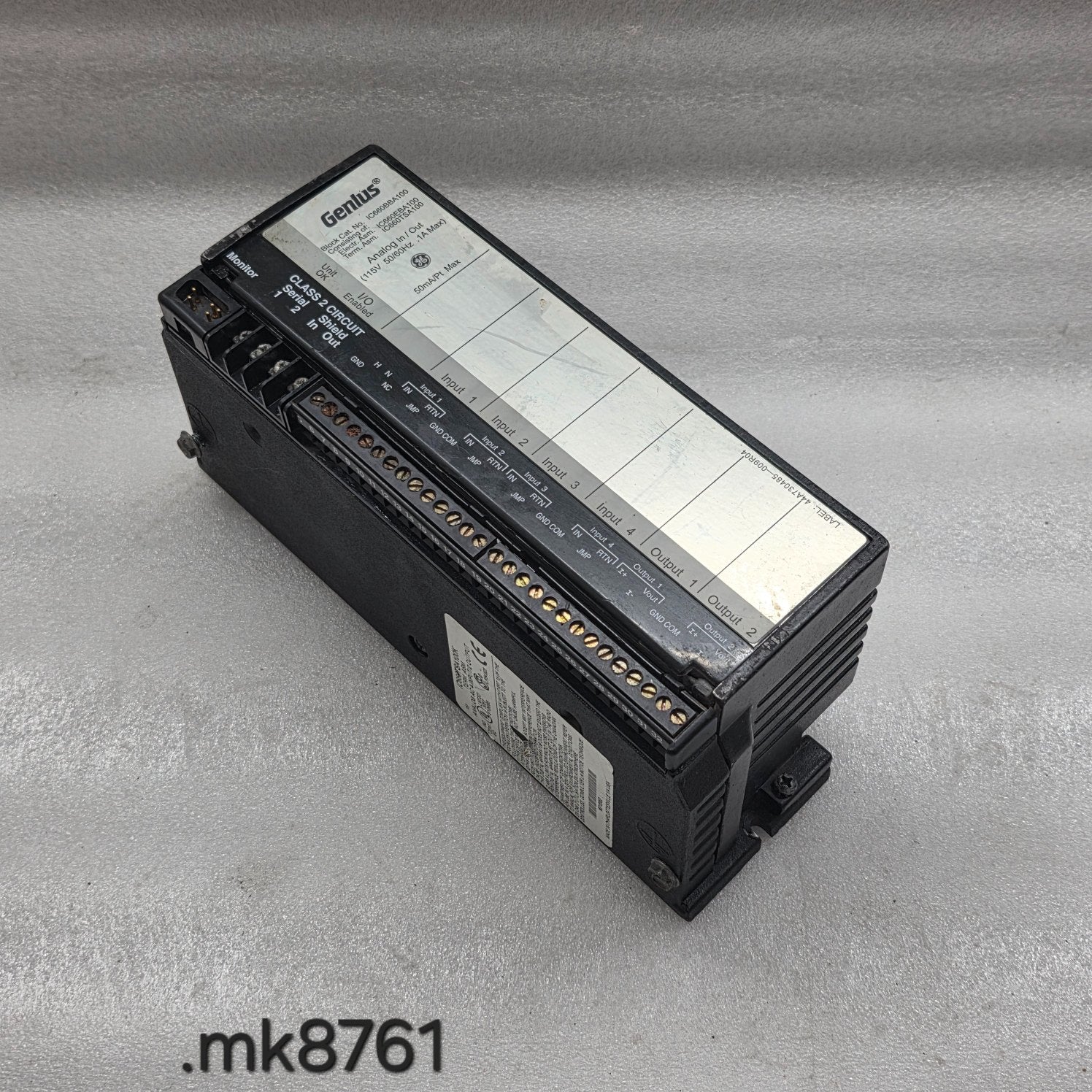 GE FANUC IC660TSA100K ANALOG AC 4 INPUT/2 OUTPUT