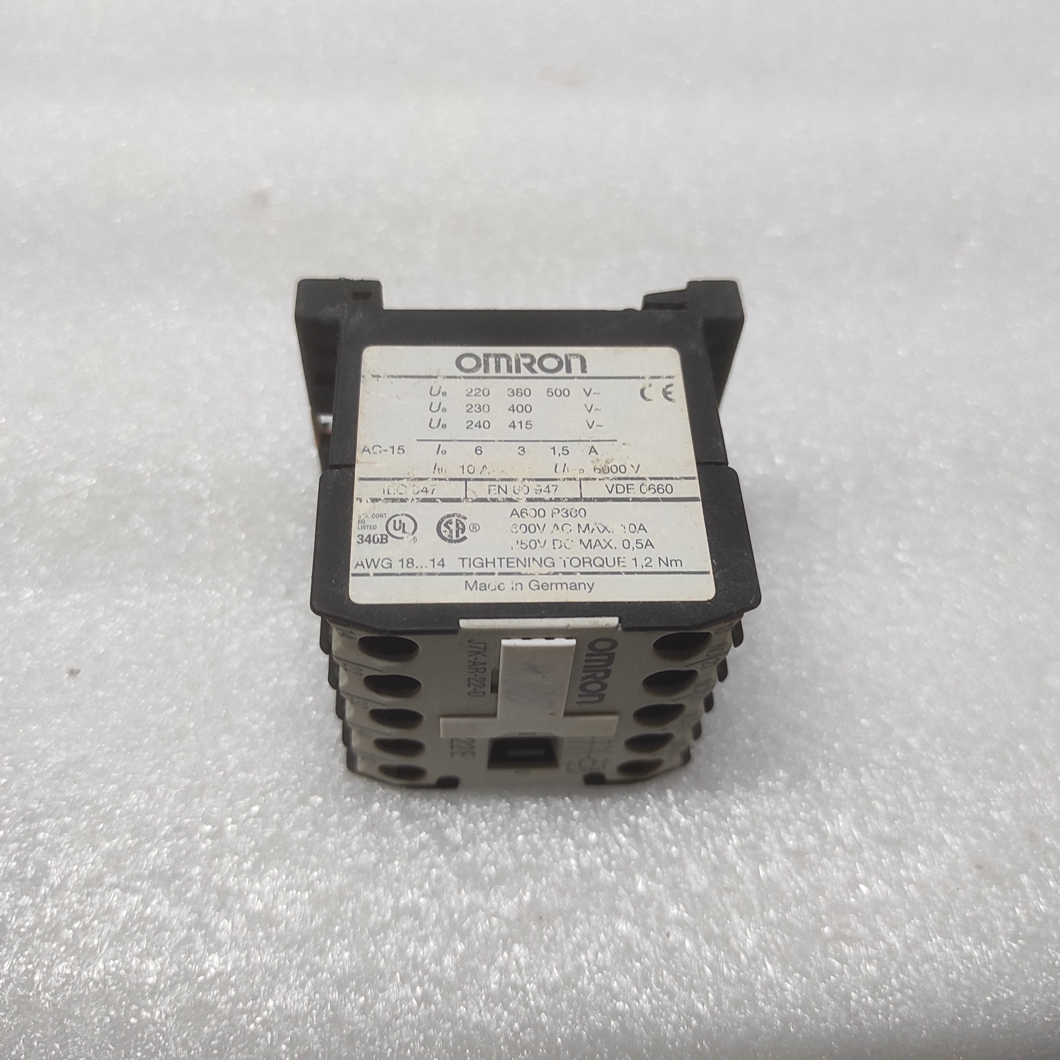 OMRON J7K-AR-22-D CONTACTOR RELAY