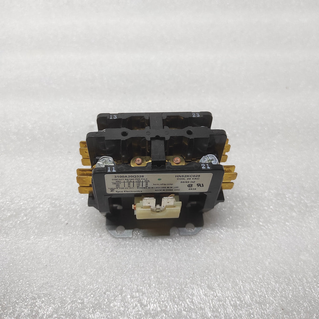 TYCO ELECTRONICS HN52KC025 MAGNETIC CONTACTOR 3100A20Q328 COIL VOLTAGE 24VAC