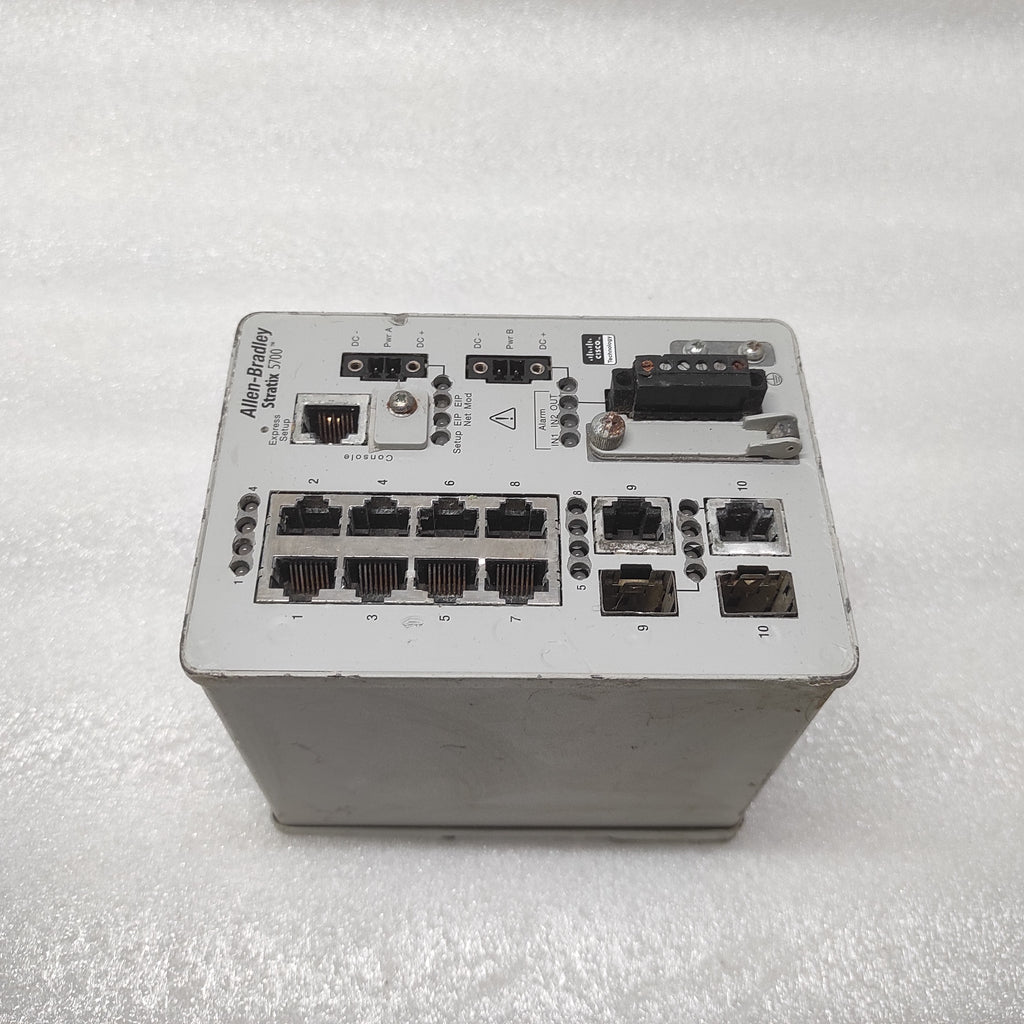 ALLEN BRADLEY STRATIX 5700 ETHERNET SWITCH 1783-BMS10CL